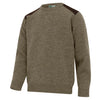 Melrose II Crew Neck Pullover - Meadow Green by Hoggs of Fife