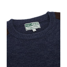 Melrose II Crew Neck Pullover - Storm Blue by Hoggs of Fife Knitwear Hoggs of Fife   