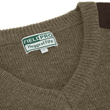 Melrose II Hunting V-Neck Pullover - Meadow Green by Hoggs of Fife Knitwear Hoggs of Fife   