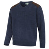 Melrose II Hunting V-Neck Pullover - Storm Blue by Hoggs of Fife