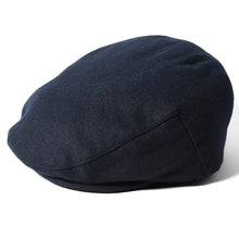 Melton Flat Cap - Navy by Failsworth Accessories Failsworth   