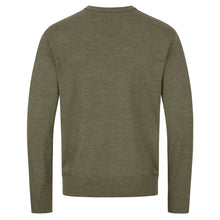 Merino V-Neck Sweater - Dark Olive by Blaser Knitwear Blaser   