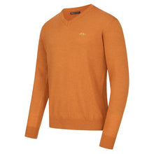 Merino V-Neck Sweater - Rust by Blaser Knitwear Blaser   