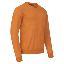 Merino V-Neck Sweater - Rust by Blaser Knitwear Blaser   