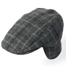 Oban Flat Cap with Ear Flaps - 4003 by Failsworth Accessories Failsworth   