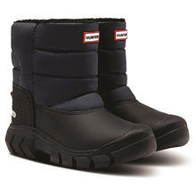 Original Big Kids Insulated Snow Boots - Navy/Black by Hunter Footwear Hunter   