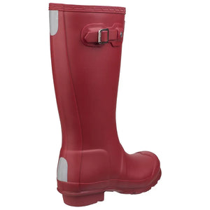 Original Children's Wellington Boots - Red by Hunter Footwear Hunter   