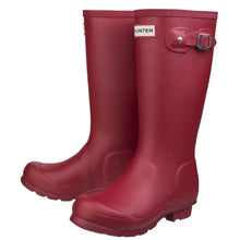 Original Children's Wellington Boots - Red by Hunter Footwear Hunter   