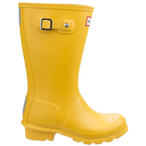 Original Children's Wellington Boots - Yellow by Hunter Footwear Hunter   