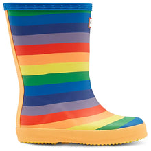 Original First Classic Rainbow Print Wellington Boots - Multicoloured by Hunter Footwear Hunter   