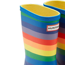 Original First Classic Rainbow Print Wellington Boots - Multicoloured by Hunter Footwear Hunter   