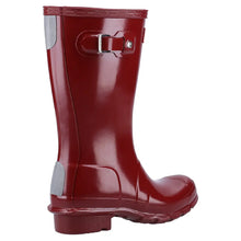 Original Gloss Children's Wellington Boots - Fall Red by Hunter Footwear Hunter   