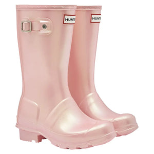 Original Pearlised Children's Wellington Boots - Bella by Hunter Footwear Hunter   