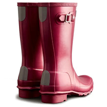 Original Pearlised Children's Wellington Boots - Hayes Burgundy by Hunter Footwear Hunter   