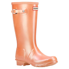 Original Pearlised Children's Wellington Boots - Peach by Hunter Footwear Hunter   