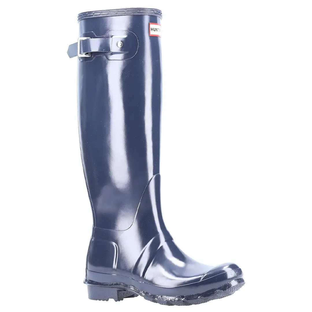 Tall navy 2024 hunter boots