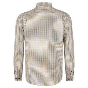 Oxford Shooting Shirt - Classic Blue/Classic Brown Check by Seeland Shirts Seeland   