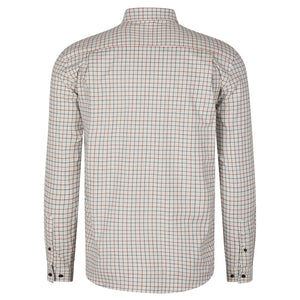 Oxford Shooting Shirt - Grape Leaf/Terracotta Check by Seeland Shirts Seeland   