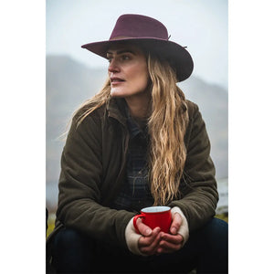 Perth Crushable Felt Hat - Merlot by Hoggs of Fife Accessories Hoggs of Fife   