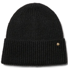 Pippa Ladies Knitted Beanie Hat - Black by Failsworth Accessories Failsworth   