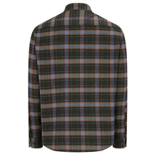 Pitlessie Button Down Flannel Shirt - Thyme/Cobblestone by Hoggs of Fife Shirts Hoggs of Fife   