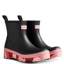 Play Short Boot - Black/Pink by Hunter Footwear Hunter   