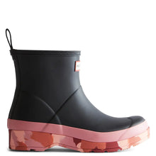 Play Short Boot - Black/Pink by Hunter Footwear Hunter   