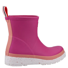 Play Short Speckle Wellington Boots - Prismatic Pink/Rough Pink by Hunter Footwear Hunter   