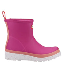 Play Short Speckle Wellington Boots - Prismatic Pink/Rough Pink by Hunter Footwear Hunter   