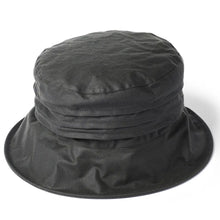 Pleated British Wax Ladies Hat - Olive by Failsworth Accessories Failsworth   