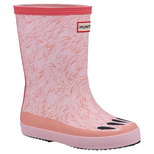 Polar Bear Children's Wellington Boots - Pink by Hunter Footwear Hunter   