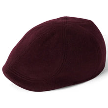 Porto Flat Cap - Merlot by Failsworth Accessories Failsworth   