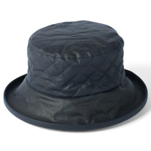 Quilted Ladies British Wax Hat - Navy by Failsworth Accessories Failsworth   