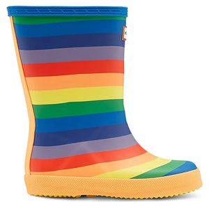 Rainbow Children's Wellington Boots - Multicoloured by Hunter Footwear Hunter   