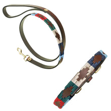 Leather Dog Collar & Lead - Multi by Pampeano Accessories Pampeano XXS / 35CM L / 1.5CM W Skinny 