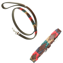 Leather Dog Collar & Lead - Navidad by Pampeano Accessories Pampeano XXS / 35CM L / 1.5CM W Skinny 