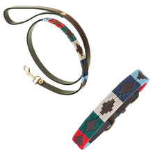 Leather Dog Collar & Lead - Multi by Pampeano Accessories Pampeano M / 50CM L / 2.5CM W Skinny 