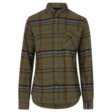 Skye Flannel Shirt - Grape Leaf/Terracotta Check by Seeland Shirts Seeland   