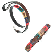 Leather Dog Collar & Lead - Navidad by Pampeano Accessories Pampeano XXS / 35CM L / 1.5CM W Standard 