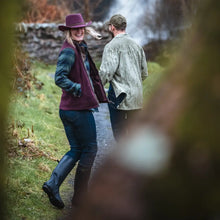 Stenton Ladies Fleece Gilet Merlot by Hoggs of Fife Waistcoats & Gilets Hoggs of Fife   