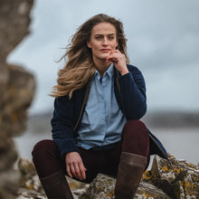 Stenton Ladies Fleece Jacket - Midnight Navy by Hoggs of Fife Jackets & Coats Hoggs of Fife   