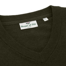 Stirling II Cotton L/S Pullover - Fern Green by Hoggs of Fife Knitwear Hoggs of Fife   