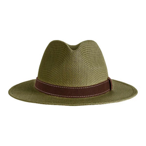 Straw Hat - Dark Olive by Blaser Accessories Blaser   