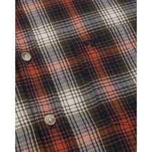 Tiree Herringbone Check Shirt - Rust/Olive/Navy by Hoggs of Fife Shirts Hoggs of Fife   