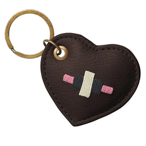 Vida Heart Keyring - Brown/Dulce by Pampeano Accessories Pampeano   