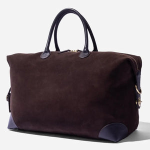 Weekend Bag - Brown Suede by Baron Accessories Baron   