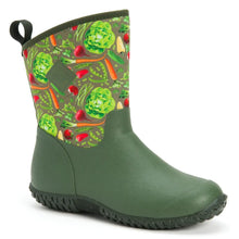 Women's RHS Muckster II Short Boot - Green Veggie Print by Muckboot Footwear Muckboot   