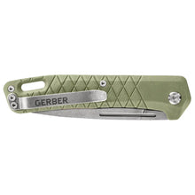 Zilch FE DP Folding Clip Knife - Lichen Green by Gerber Accessories Gerber   