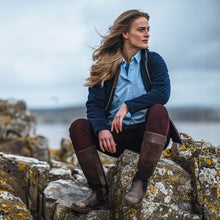 Stenton Ladies Fleece Jacket - Midnight Navy by Hoggs of Fife Jackets & Coats Hoggs of Fife   