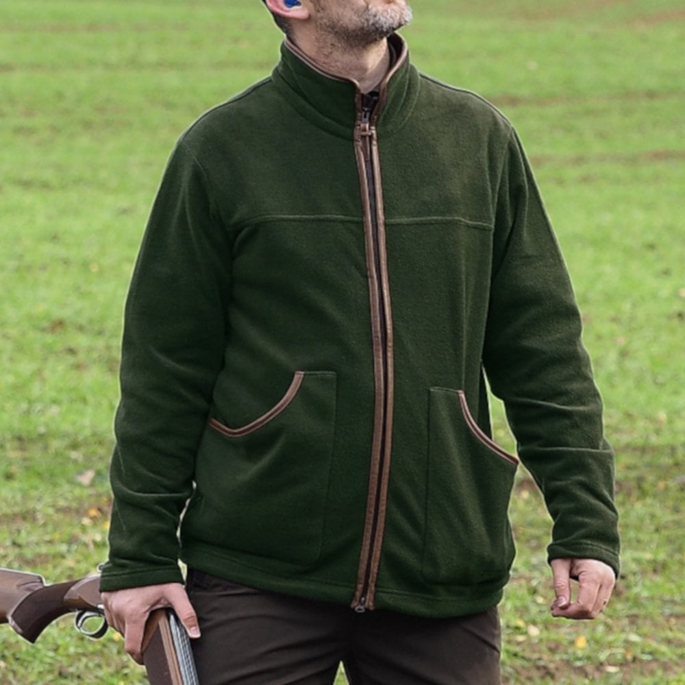 Performance Fleece Jacket Green by Shooterking